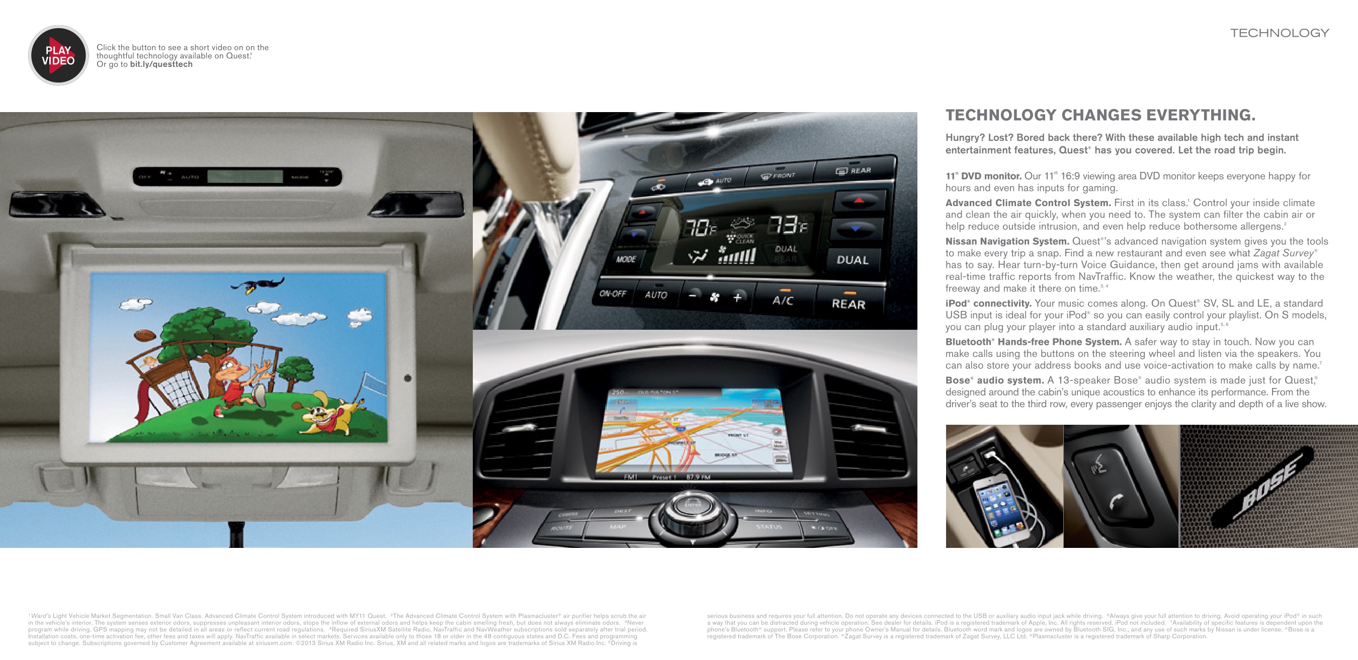 2014 Nissan Quest Brochure Page 18